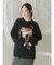 vintage like dogニット