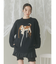 vintage like dogニット