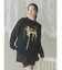 vintage like dogニット