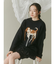 vintage like dogニット