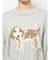 vintage like dogニット