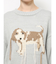 vintage like dogニット