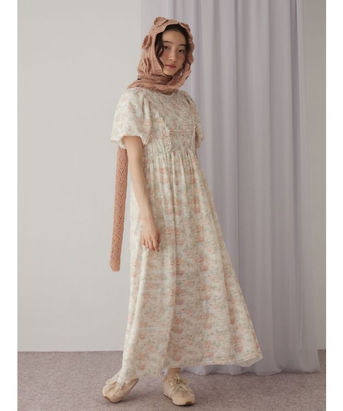 merry jenny vintage flowerワンピース セール】vintage flowerワンピース（ワンピース）｜merry jenny