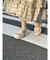 フリルメッシュスニーカーサンダル
