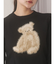 bear shaggy knit tops