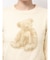 bear shaggy knit tops