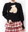 bear shaggy knit tops
