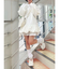 flowerアシメフリルスカート【セットアップ着用可能】