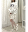 flowerアシメフリルスカート【セットアップ着用可能】