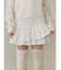 flowerアシメフリルスカート【セットアップ着用可能】