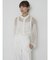 【WEB限定】flowerシアードロストショートブラウス