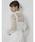 【WEB限定】flowerシアードロストショートブラウス