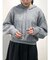 フードflowerニットtops