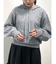 フードflowerニットtops