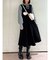 フードflowerニットtops