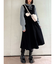 フードflowerニットtops