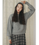 フードflowerニットtops