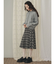 フードflowerニットtops