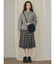 フードflowerニットtops