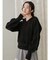 フードflowerニットtops