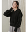 フードflowerニットtops