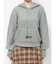 フードflowerニットtops