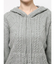 フードflowerニットtops