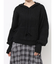 フードflowerニットtops