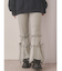 フリルリブフレアパンツ