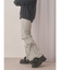 フリルリブフレアパンツ