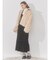 poodle collar fakefur coat