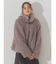 poodle collar fakefur coat
