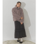 poodle collar fakefur coat