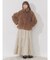 poodle collar fakefur coat