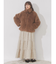poodle collar fakefur coat