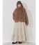 poodle collar fakefur coat