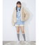 poodle collar fakefur coat