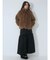 poodle collar fakefur coat