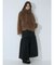 poodle collar fakefur coat