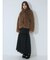 poodle collar fakefur coat
