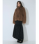 poodle collar fakefur coat