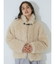 poodle collar fakefur coat