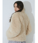 poodle collar fakefur coat