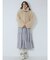 poodle collar fakefur coat