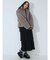 poodle collar fakefur coat