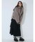 poodle collar fakefur coat