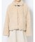 poodle collar fakefur coat