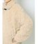 poodle collar fakefur coat