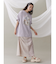 check×checkリボンギャザースカート