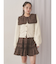 checkスクエアカラーミニワンピース